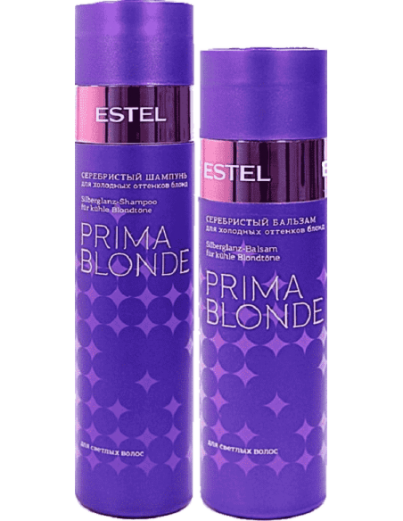 ESTEL Prima Blonde Серебристый шампунь для холодных оттенков блонд 250 мл фото 4